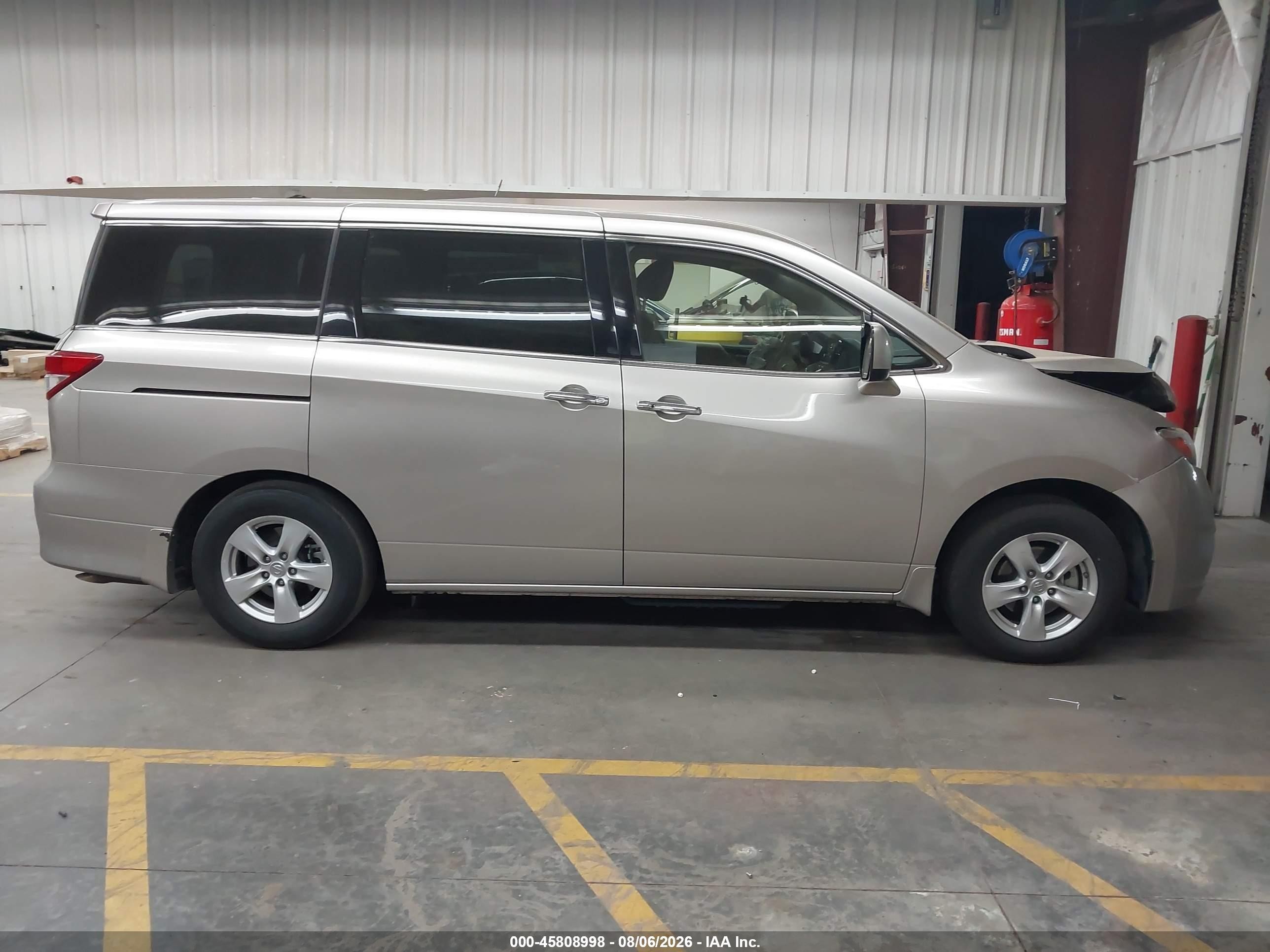 2013 Nissan Quest Sv Золотой vin: JN8AE2KP6D9060043