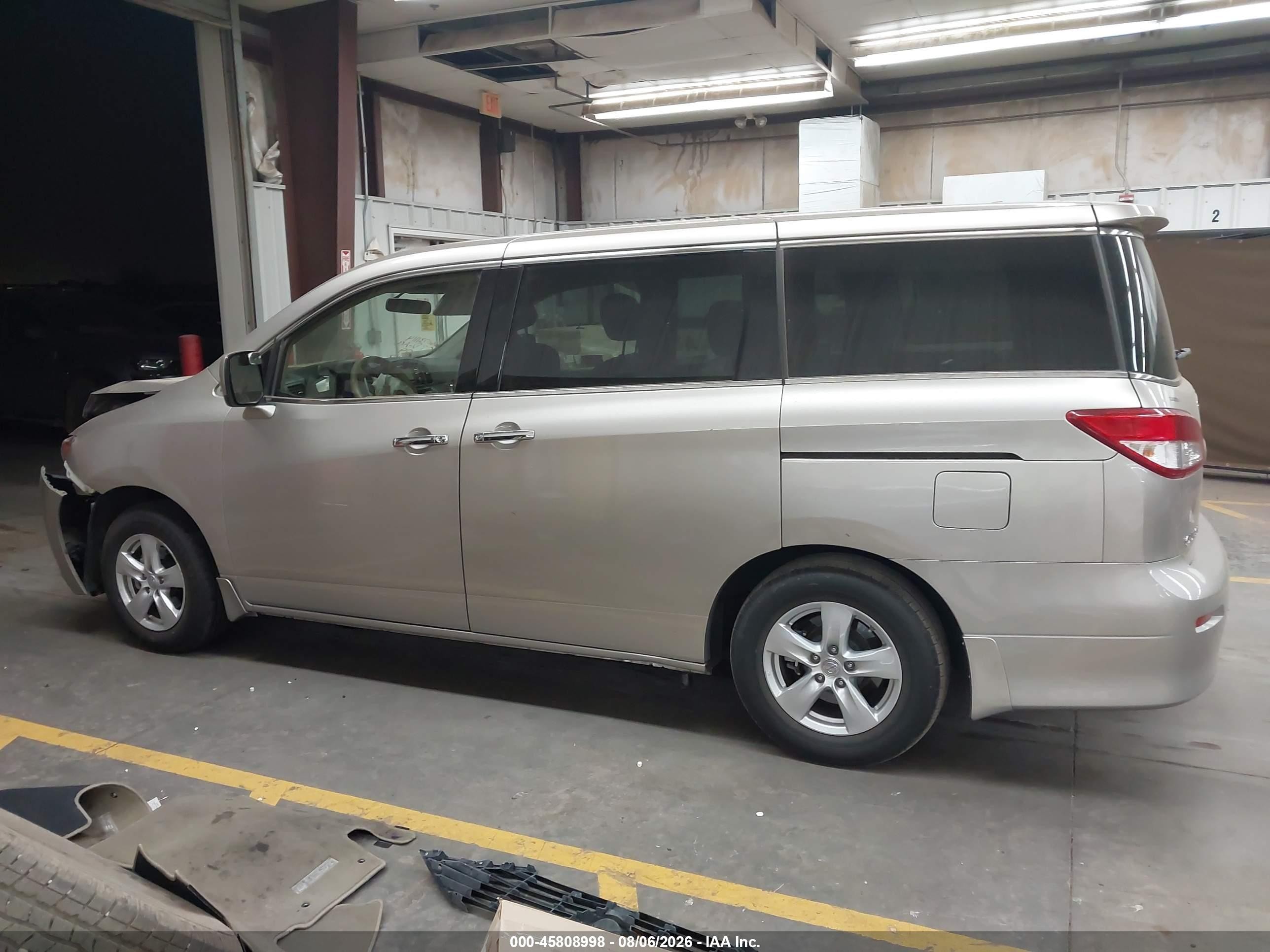 2013 Nissan Quest Sv Золотой vin: JN8AE2KP6D9060043