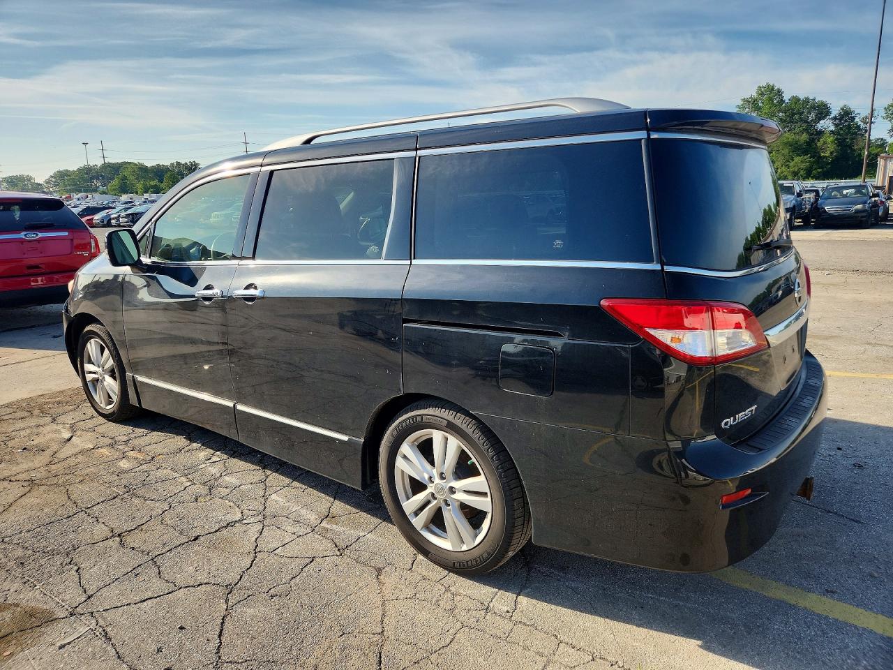 2013 Nissan Quest 3.5 S Черный vin: JN8AE2KP6D9066490