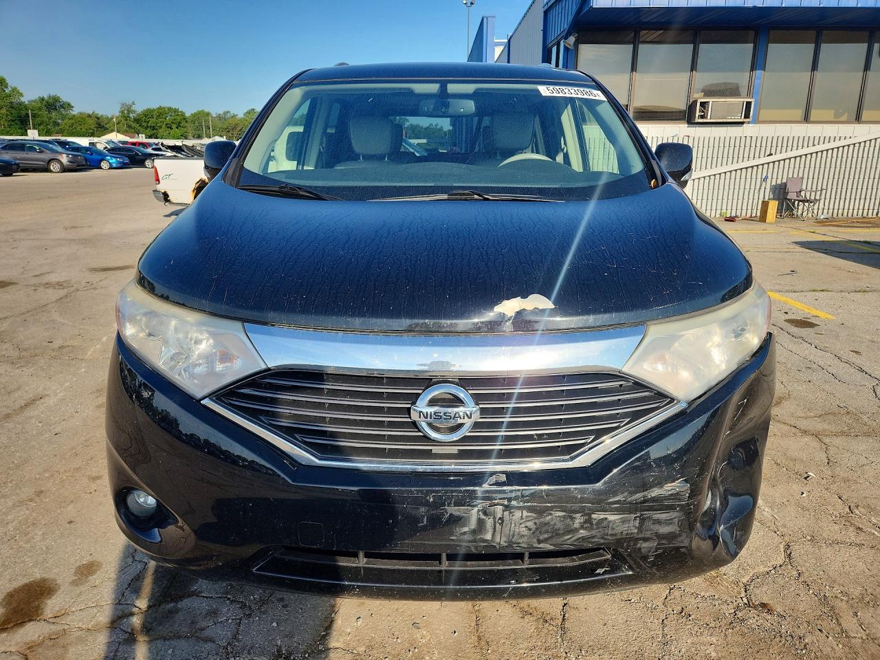 2013 Nissan Quest 3.5 S Черный vin: JN8AE2KP6D9066490