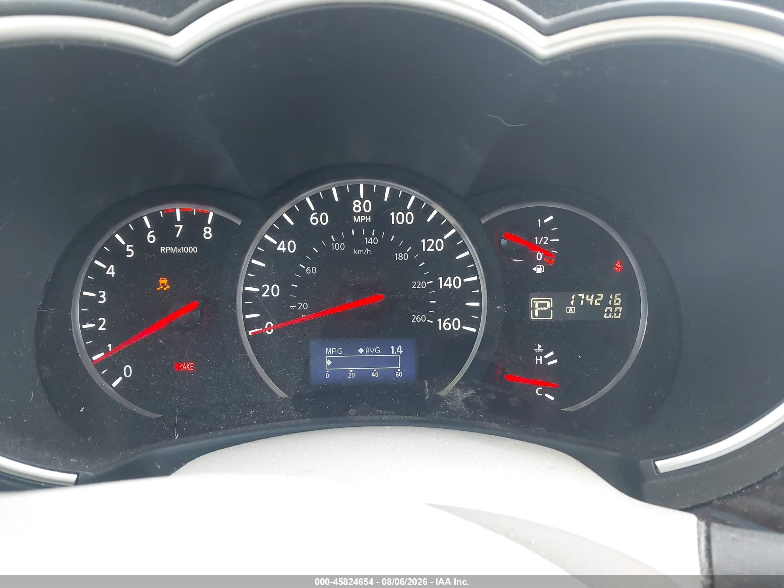 2013 Nissan Quest Sv Beige vin: JN8AE2KP6D9070362