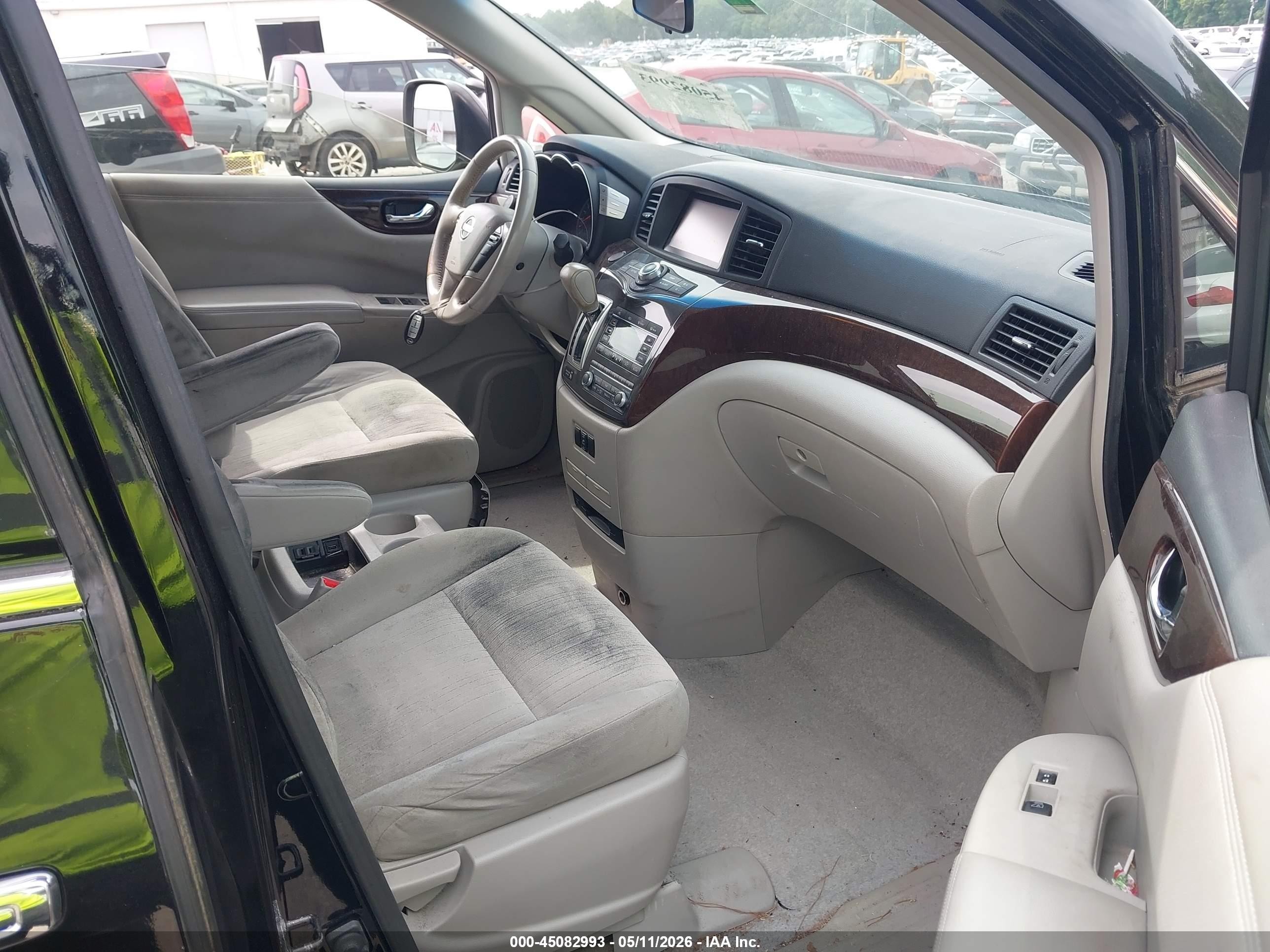 2013 Nissan Quest Sv Black vin: JN8AE2KP6D9070961