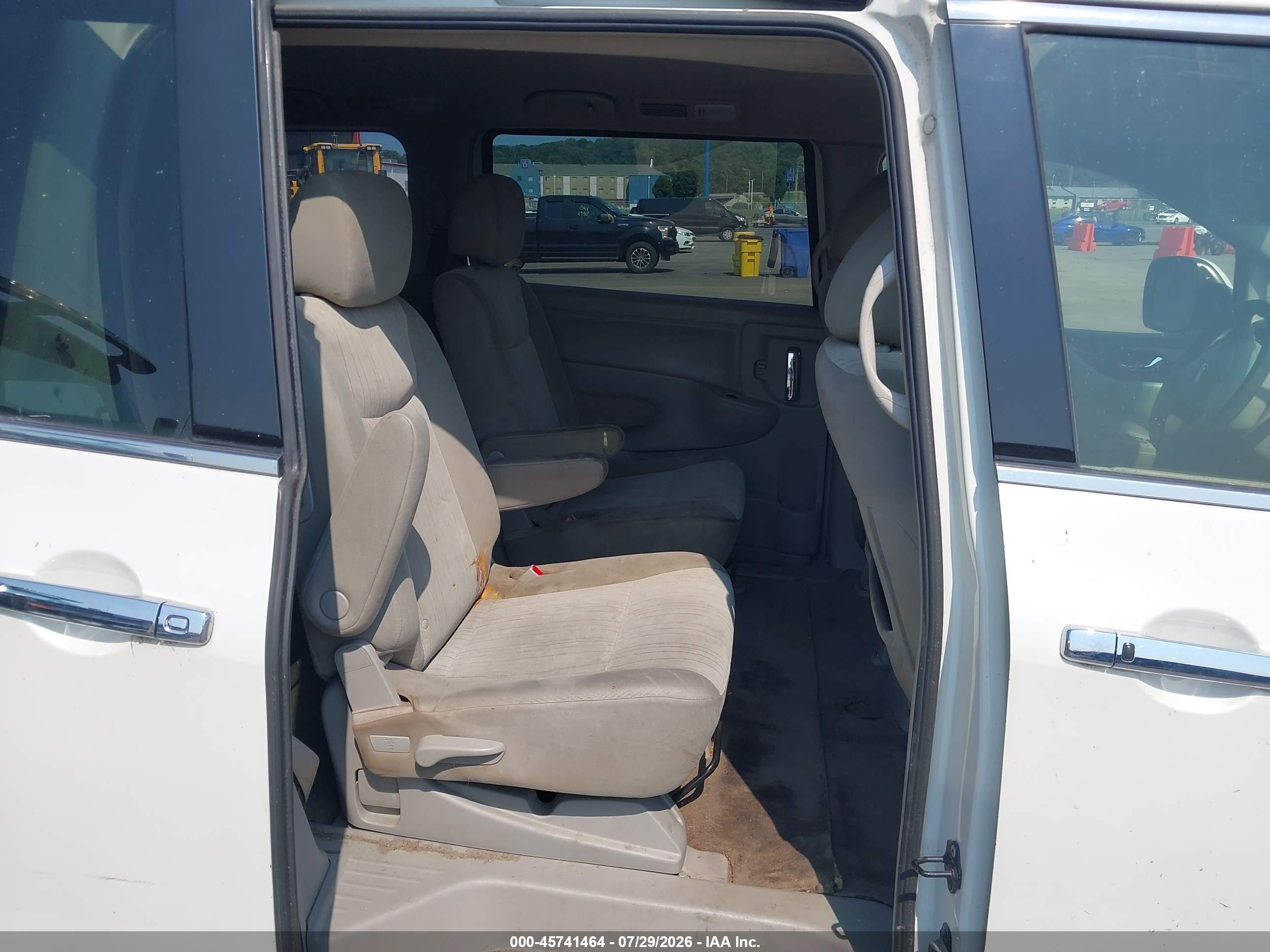 2014 Nissan Quest Sv White vin: JN8AE2KP6E9103149