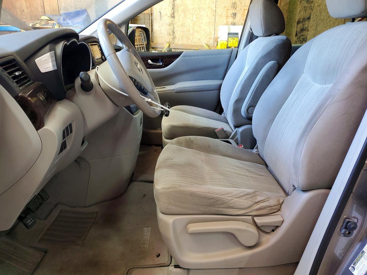 2014 Nissan Quest 3.5 Sv Gray vin: JN8AE2KP6E9103653