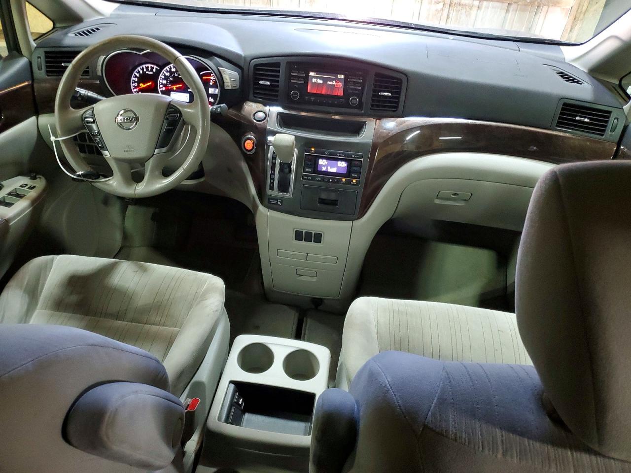 2014 Nissan Quest 3.5 Sv Gray vin: JN8AE2KP6E9103653