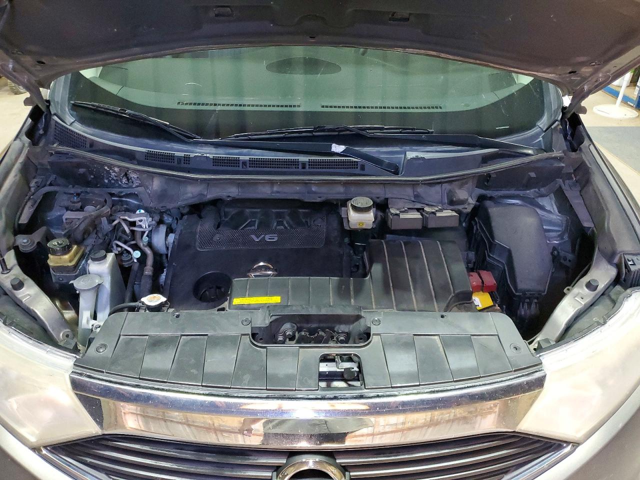 2014 Nissan Quest 3.5 Sv Gray vin: JN8AE2KP6E9103653