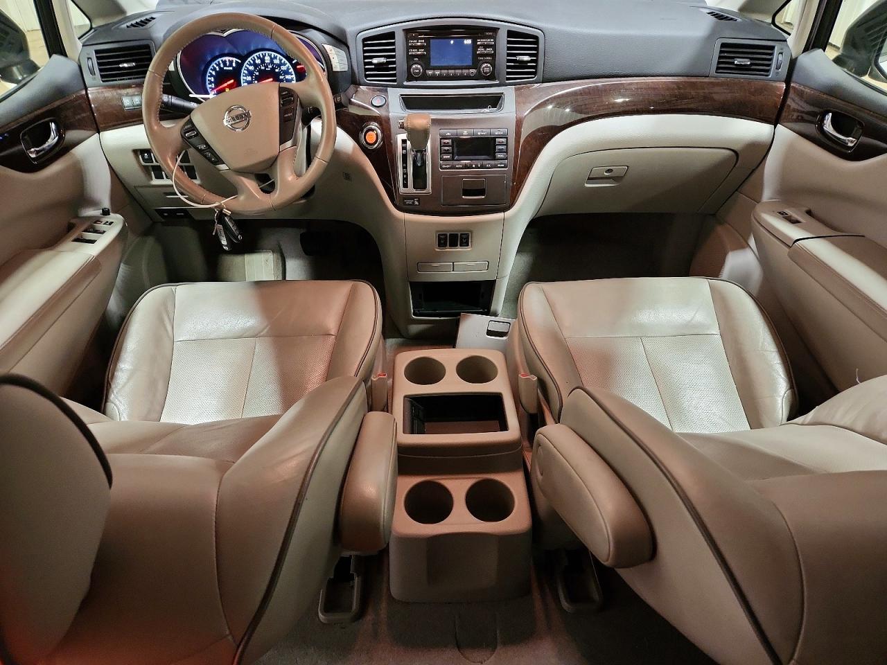 2014 Nissan Quest 3.5 Sv White vin: JN8AE2KP6E9105192