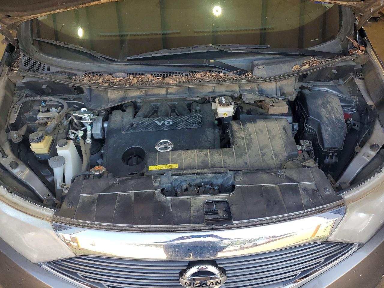 2015 Nissan Quest 3.5 Sv Gray vin: JN8AE2KP6F9123578