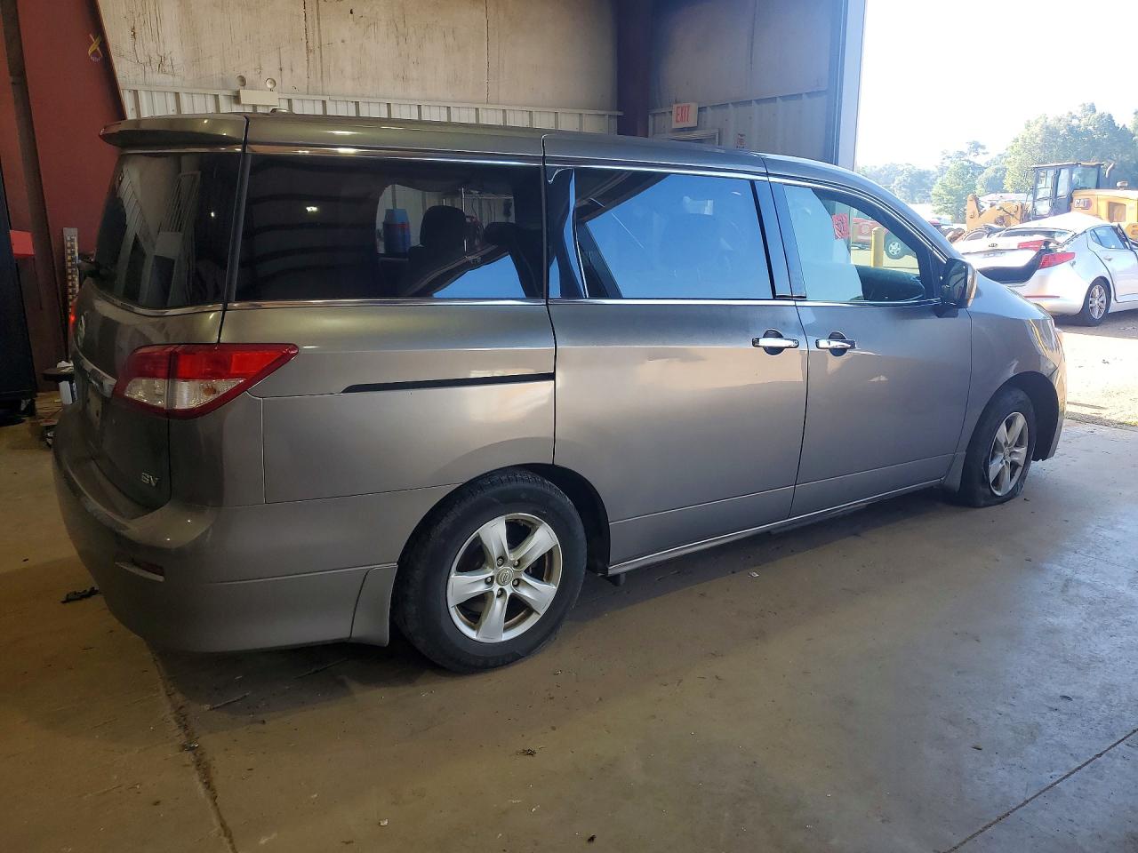 2015 Nissan Quest 3.5 Sv Gray vin: JN8AE2KP6F9123578
