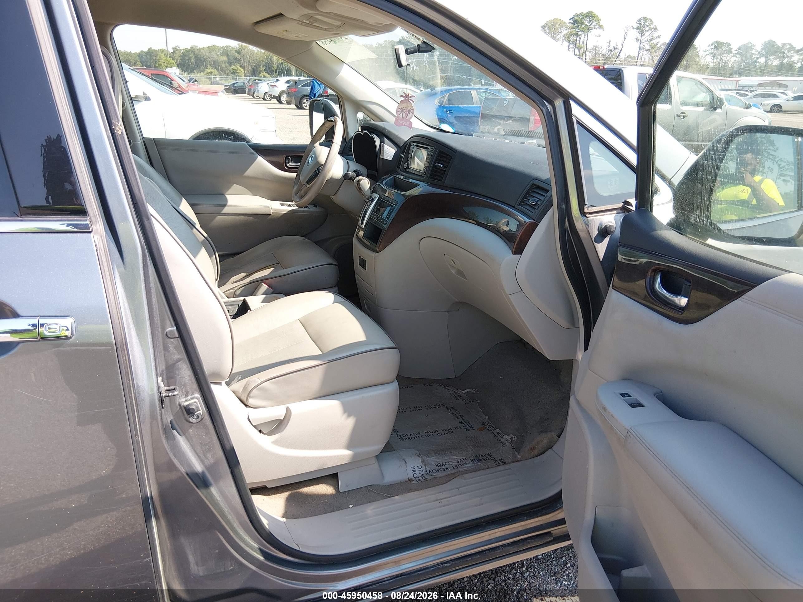 2015 Nissan Quest Sv Серый vin: JN8AE2KP6F9125573
