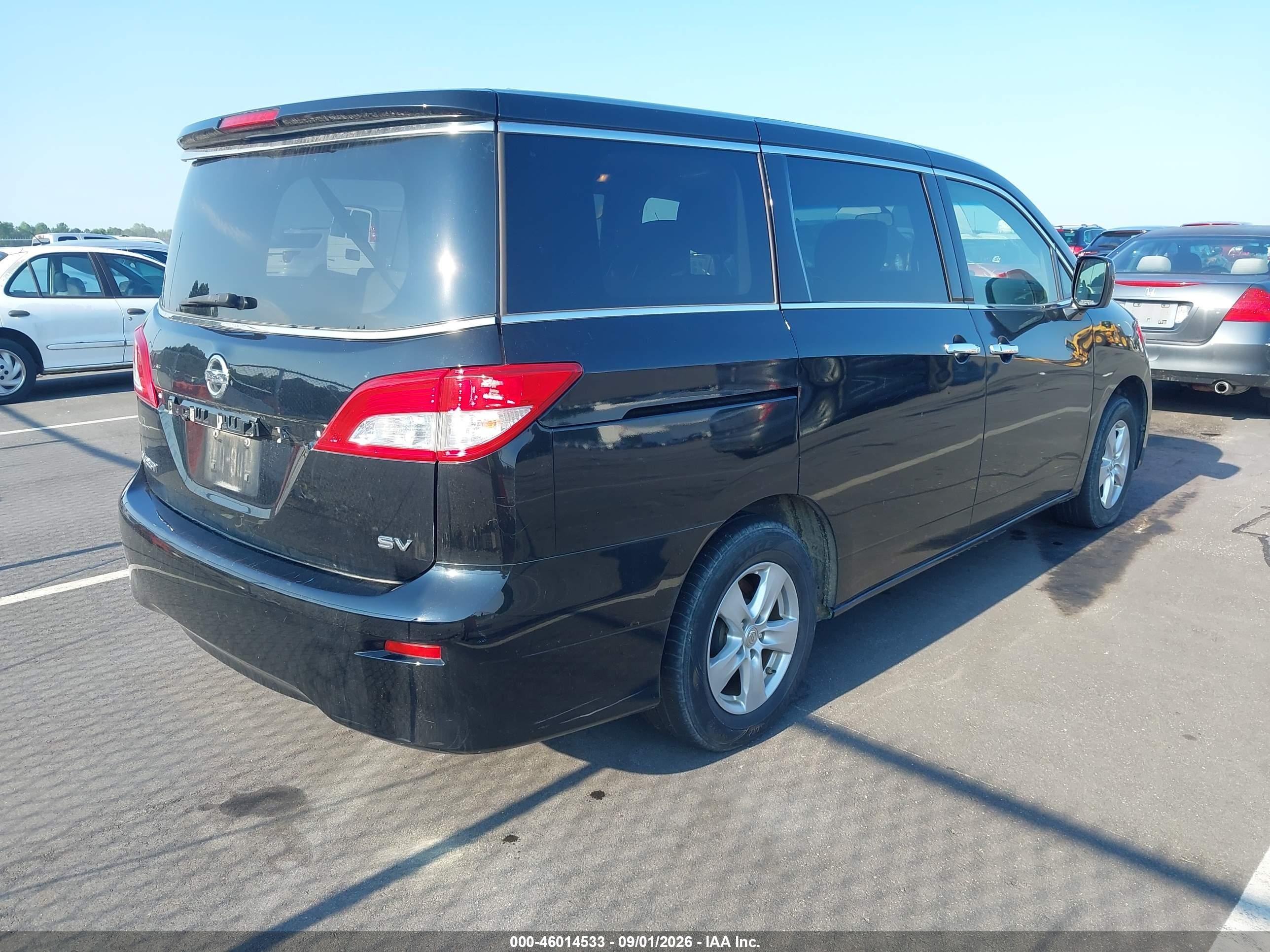 2015 Nissan Quest Platinum/s/sl/sv Burgundy vin: JN8AE2KP6F9126318