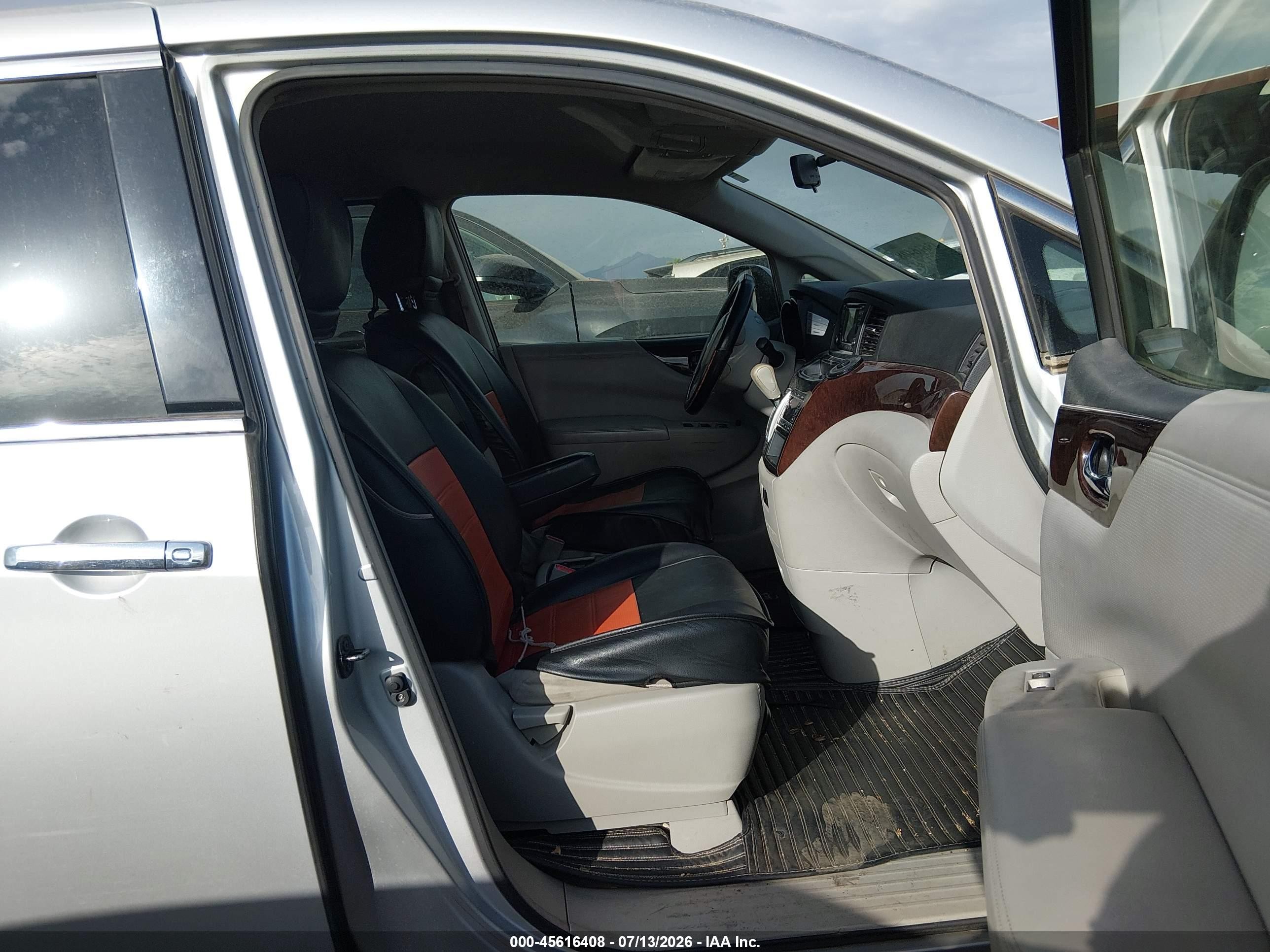 2015 Nissan Quest Platinum/s/sl/sv Silver vin: JN8AE2KP6F9126710