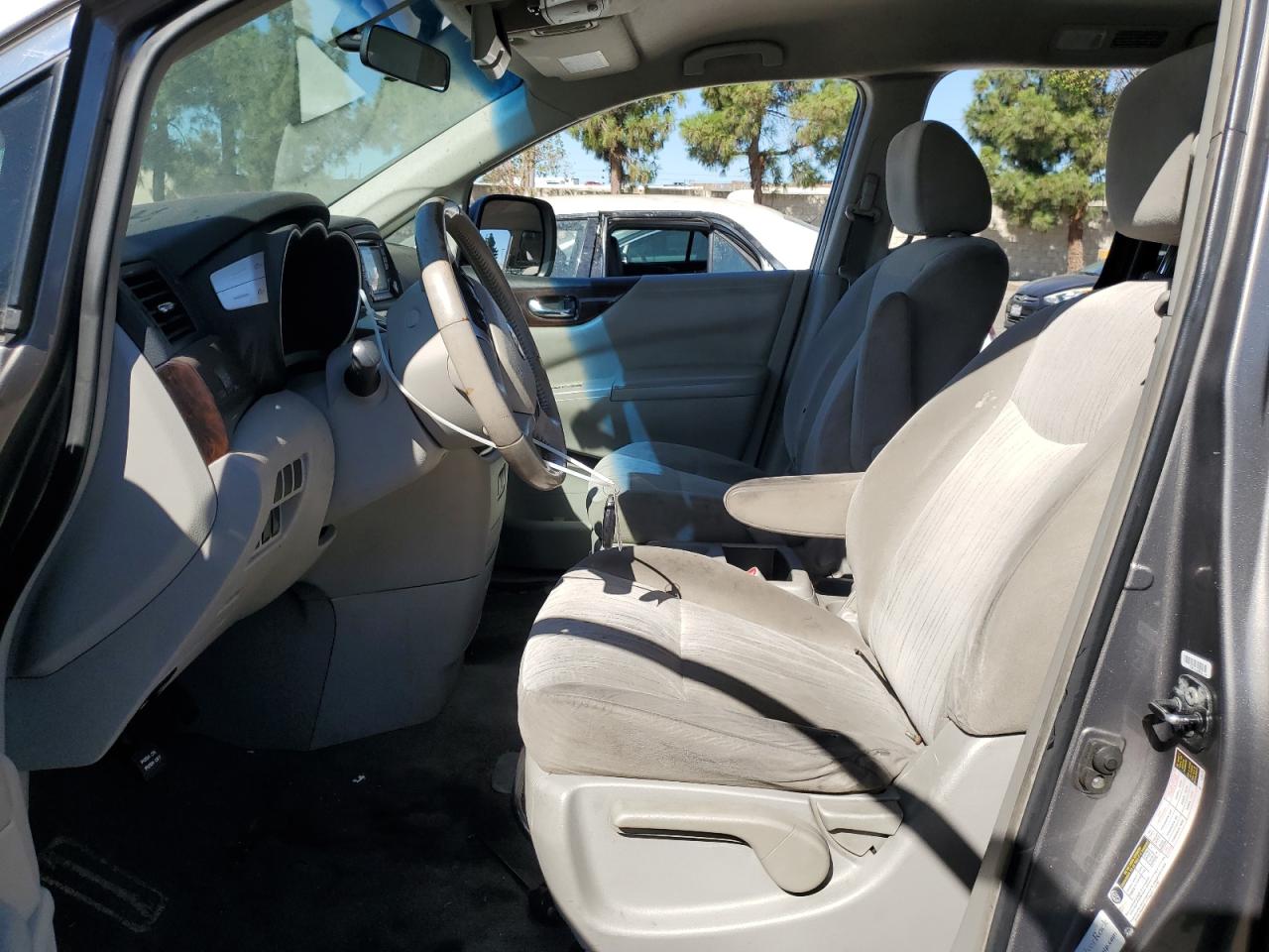 2017 Nissan Quest S Gray vin: JN8AE2KP6H9165994