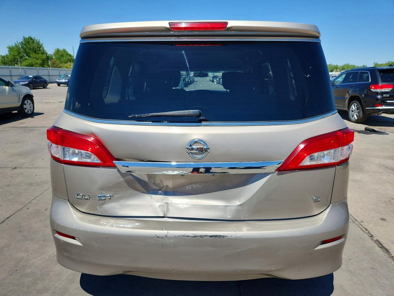 2011 Nissan Quest 3.5 S Gold vin: JN8AE2KP7B9009809