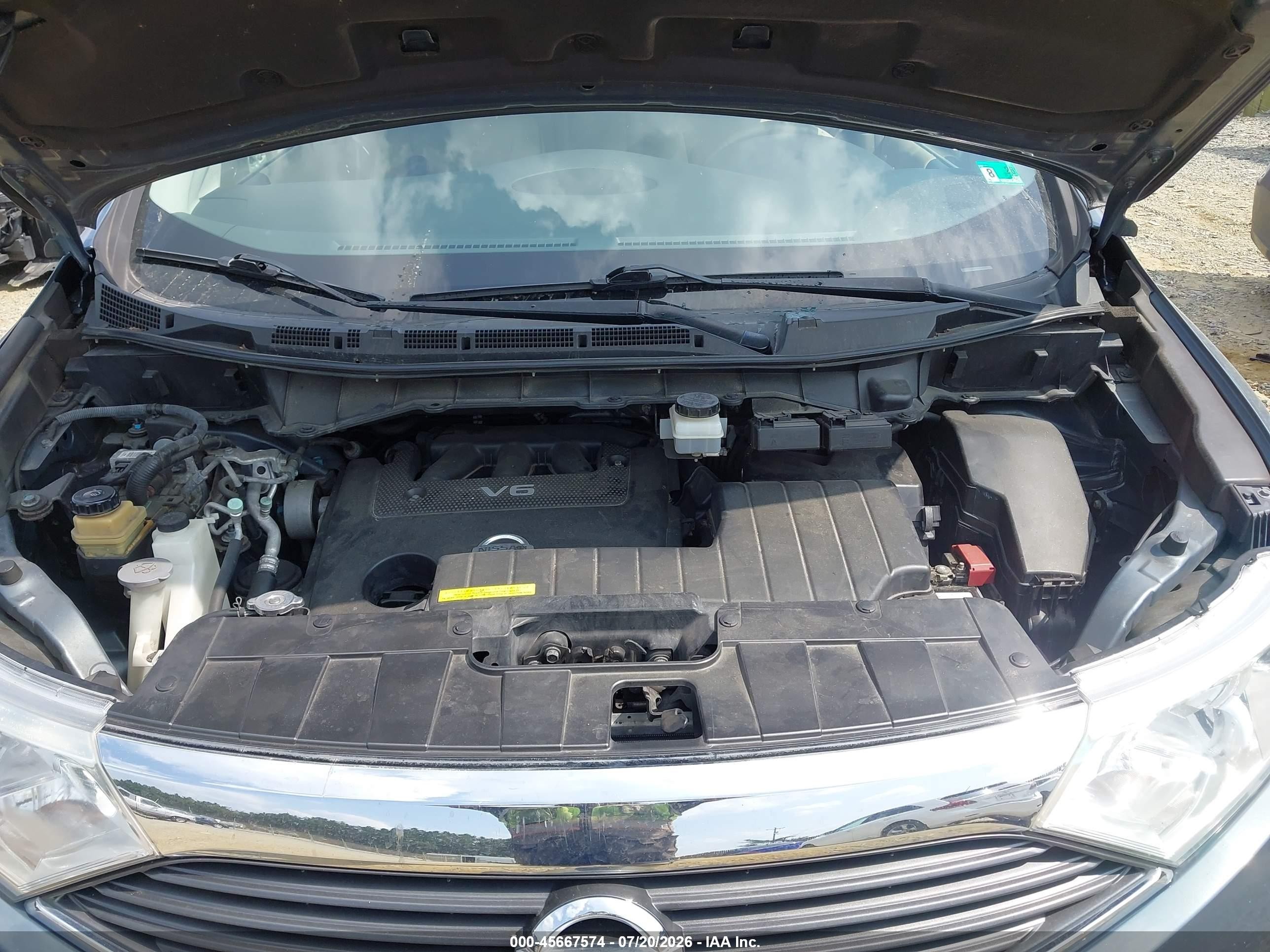 2013 Nissan Quest Sv Green vin: JN8AE2KP7D9063128