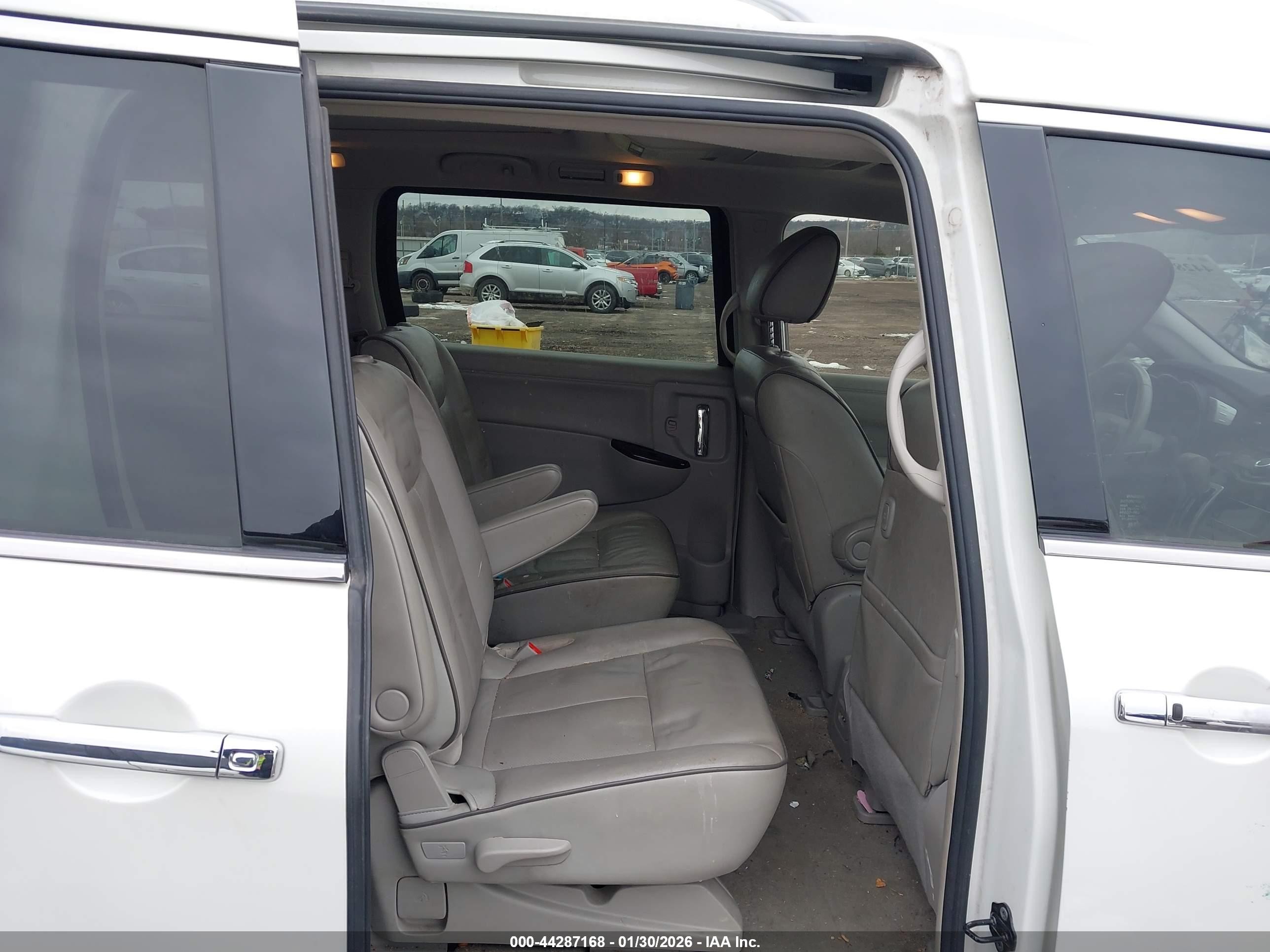 2013 Nissan Quest Sl Белый vin: JN8AE2KP7D9063355