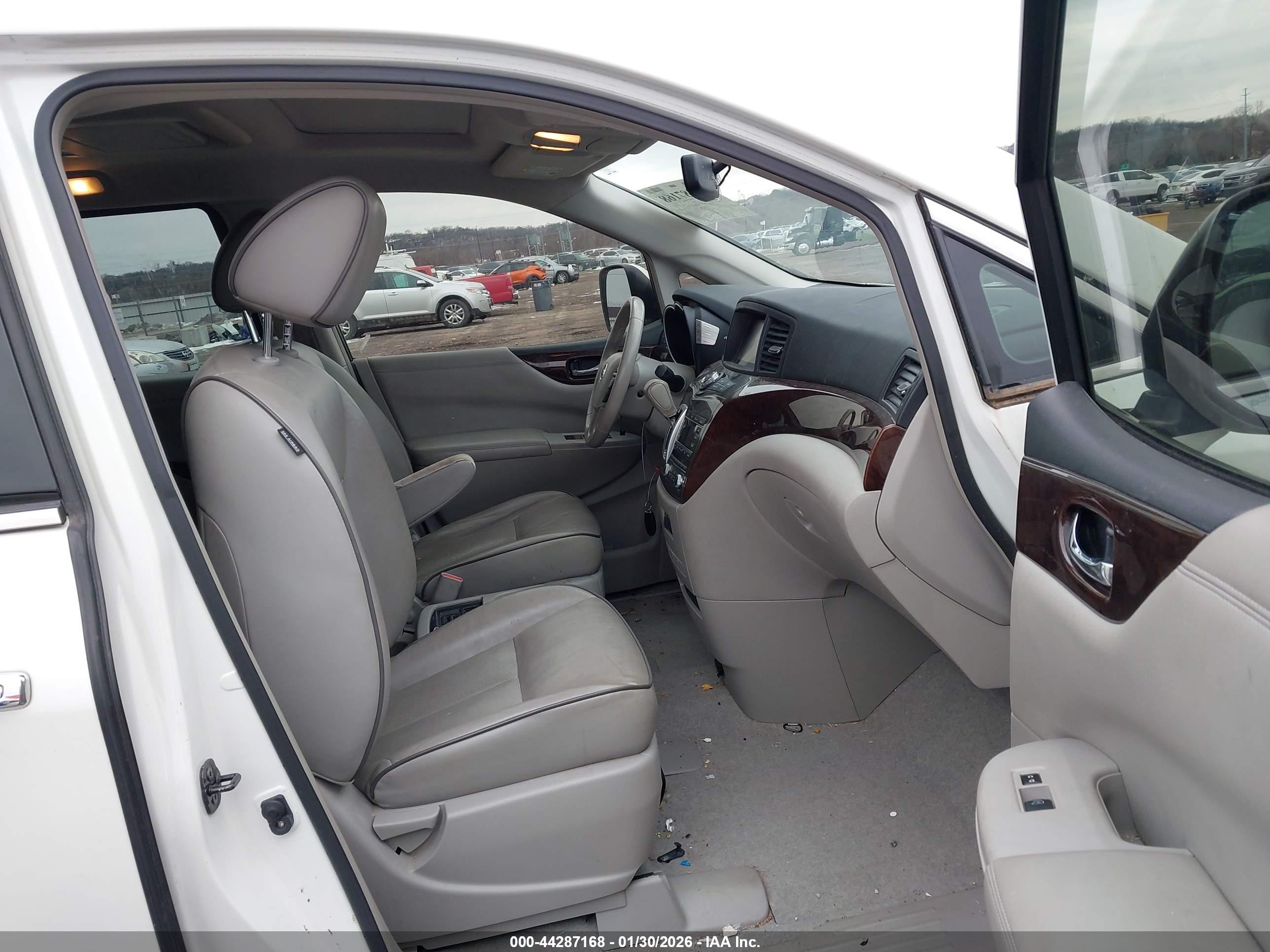 2013 Nissan Quest Sl Белый vin: JN8AE2KP7D9063355