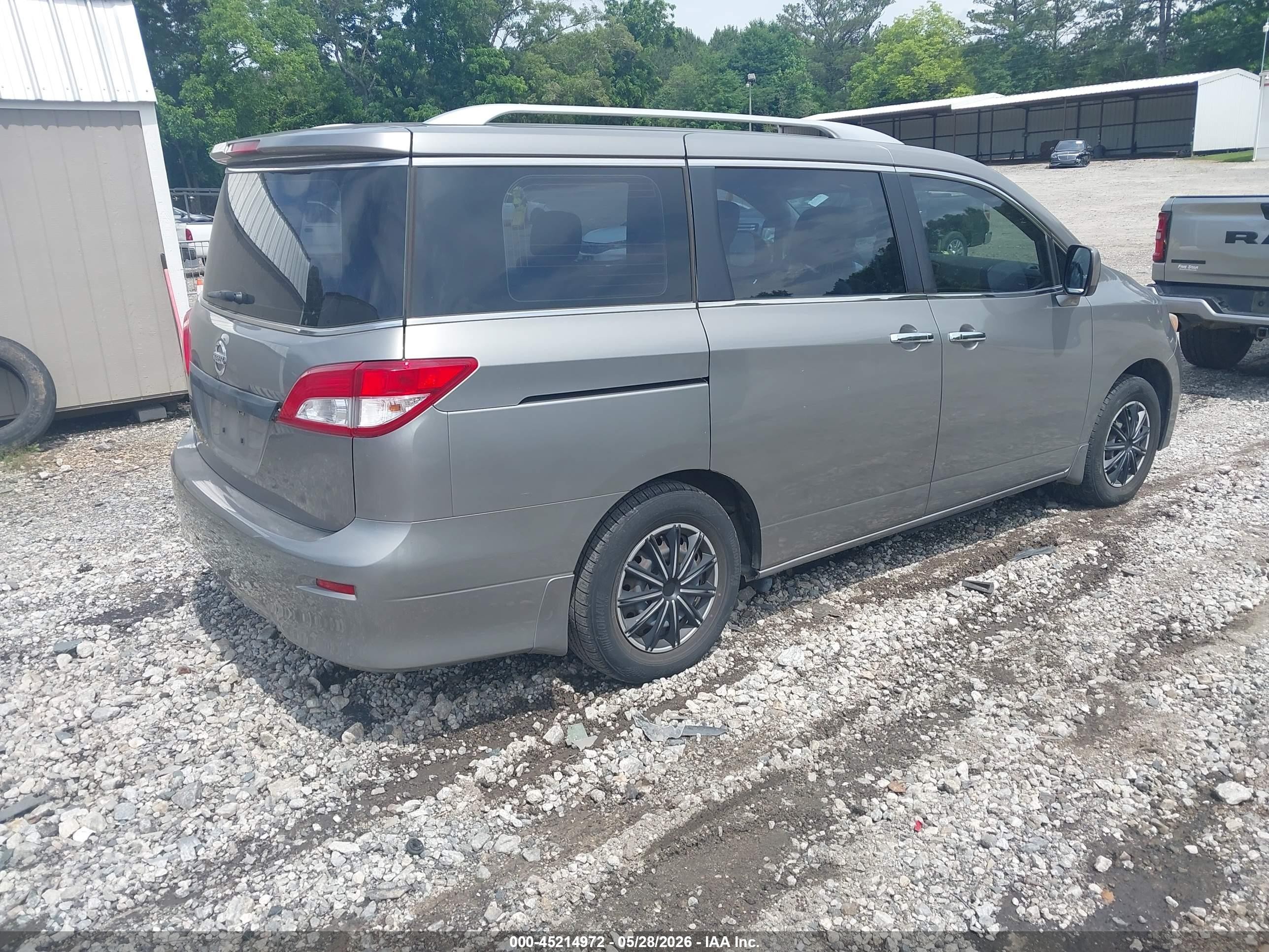 2013 Nissan Quest S Beige vin: JN8AE2KP7D9071813
