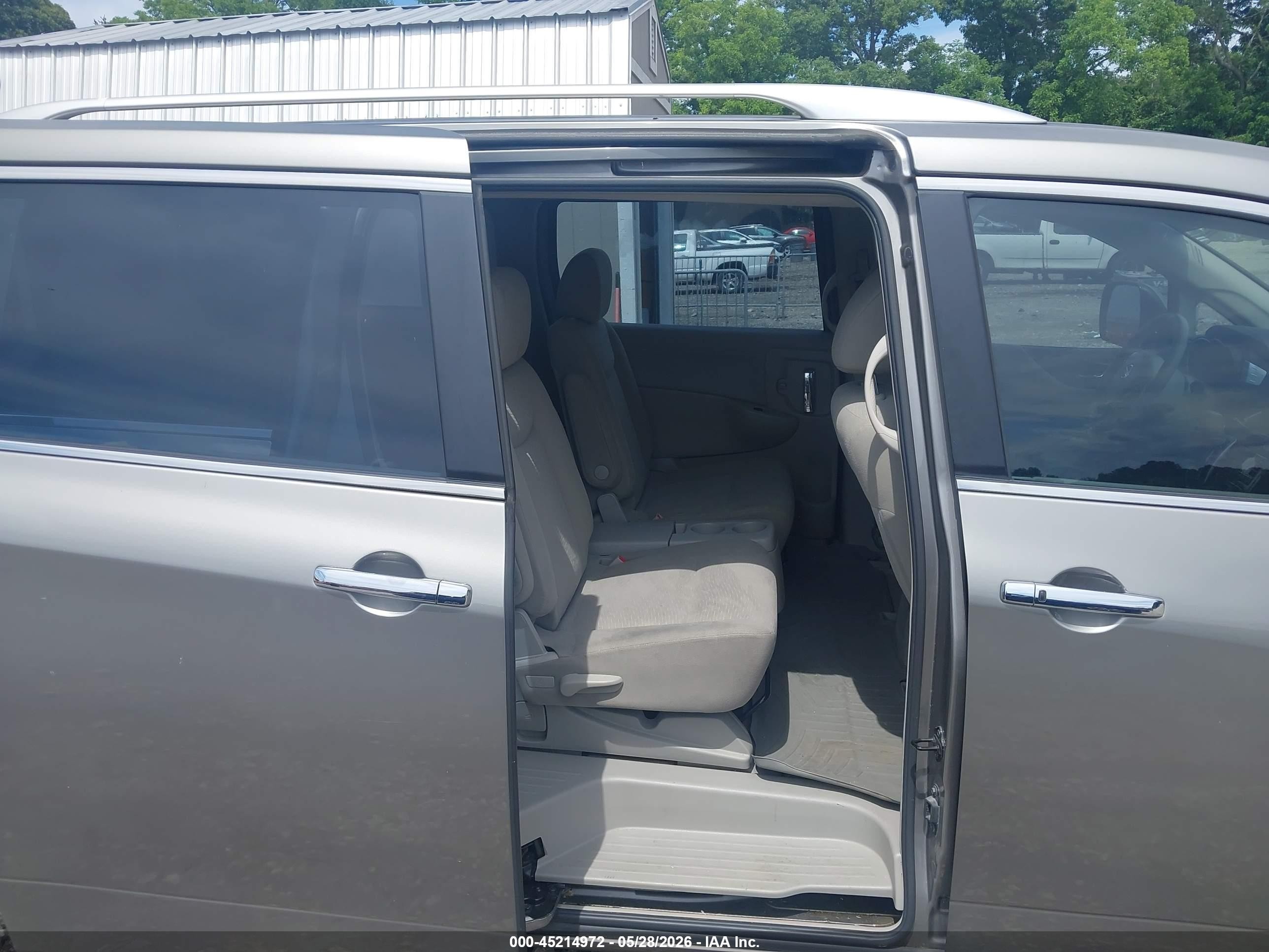 2013 Nissan Quest S Beige vin: JN8AE2KP7D9071813