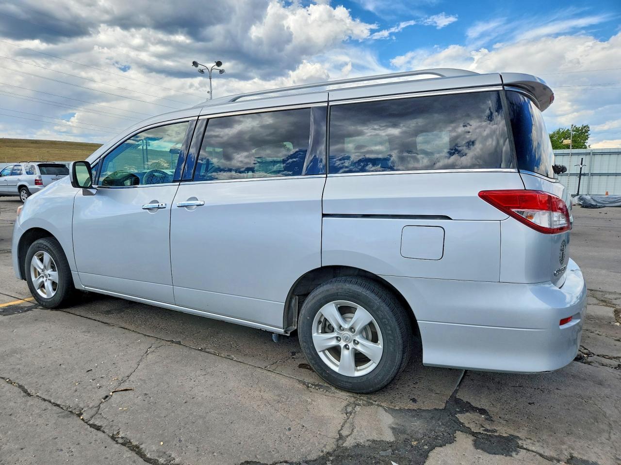2014 Nissan Quest 3.5 Sv Silver vin: JN8AE2KP7E9101538