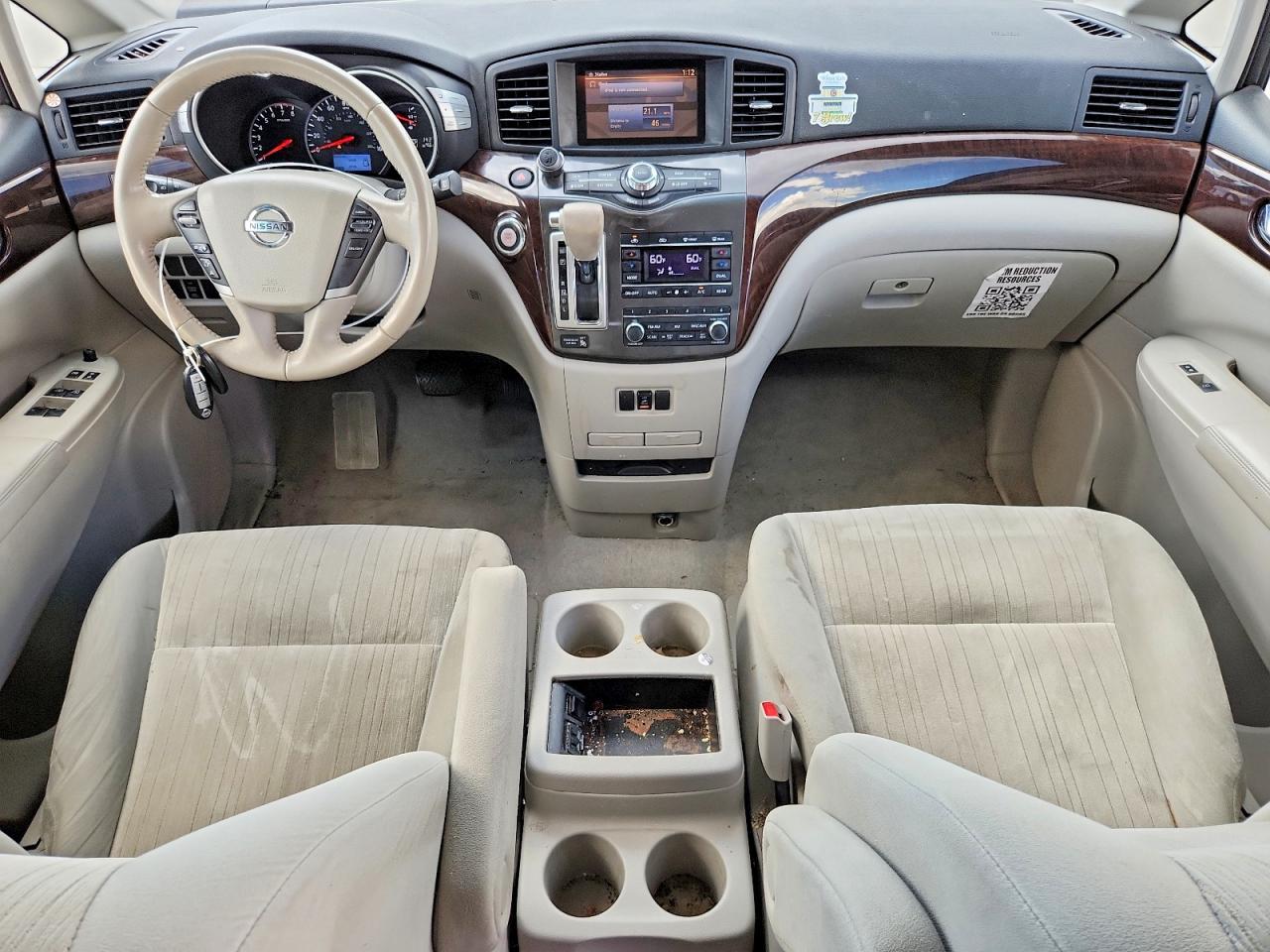 2014 Nissan Quest 3.5 Sv Silver vin: JN8AE2KP7E9101538