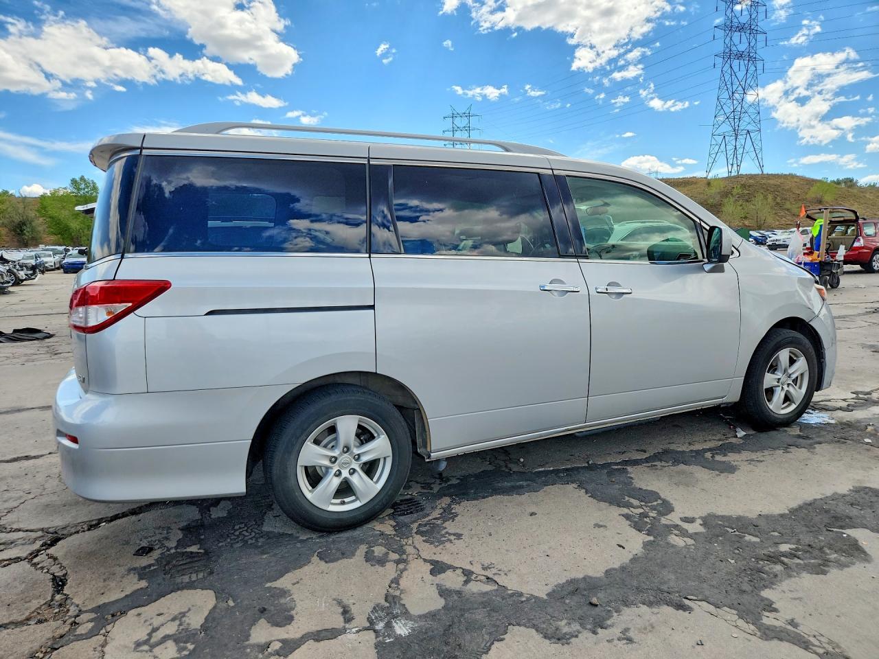 2014 Nissan Quest 3.5 Sv Silver vin: JN8AE2KP7E9101538