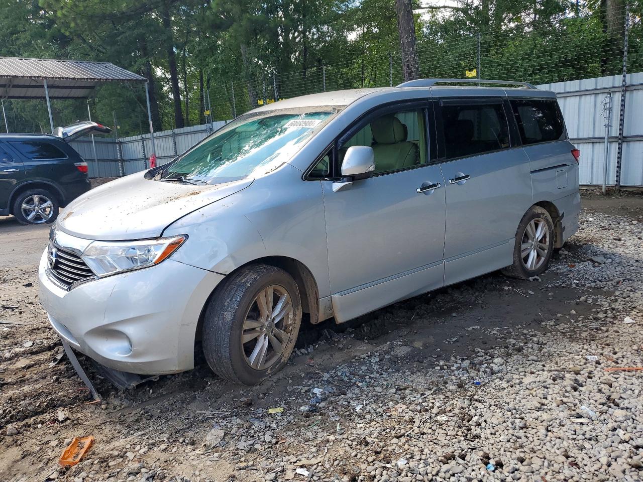 2014 Nissan Quest 3.5 Sl Silver vin: JN8AE2KP7E9105945