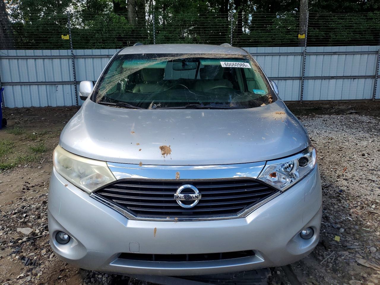 2014 Nissan Quest 3.5 Sl Silver vin: JN8AE2KP7E9105945