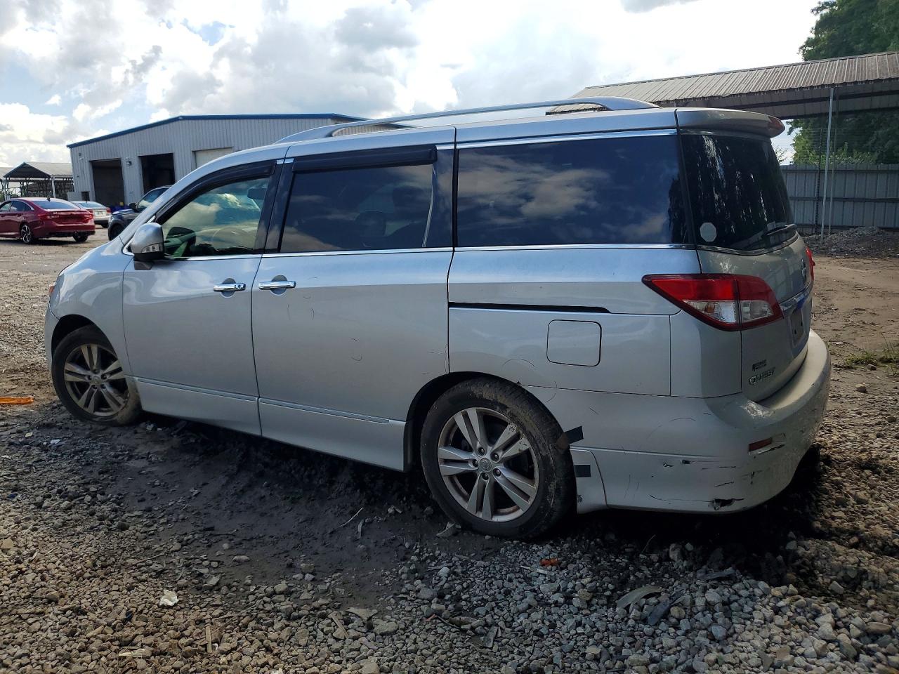 2014 Nissan Quest 3.5 Sl Silver vin: JN8AE2KP7E9105945