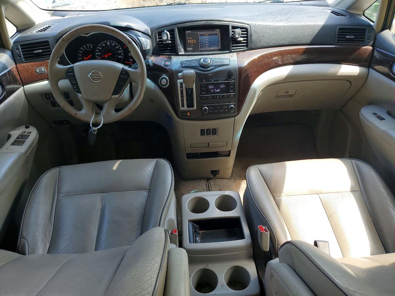 2014 Nissan Quest 3.5 Sl Silver vin: JN8AE2KP7E9105945