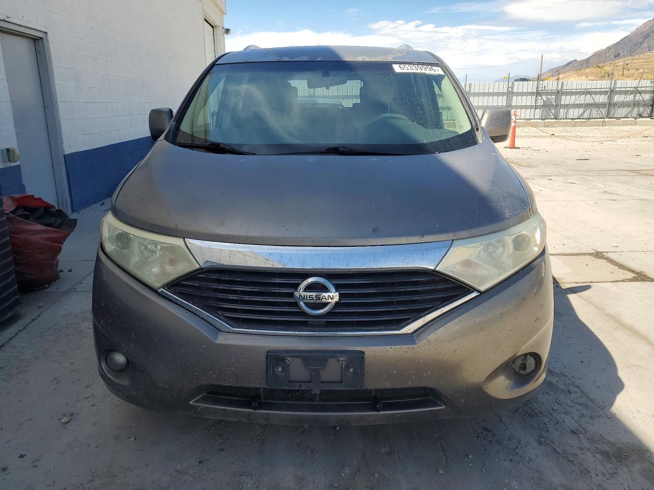 2015 Nissan Quest 3.5 Sv Gray vin: JN8AE2KP7F9128479