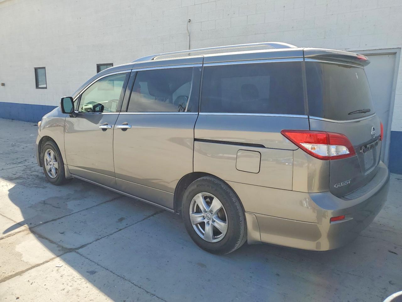 2015 Nissan Quest 3.5 Sv Gray vin: JN8AE2KP7F9128479