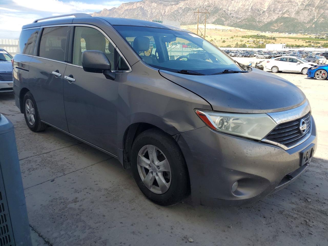 2015 Nissan Quest 3.5 Sv Gray vin: JN8AE2KP7F9128479