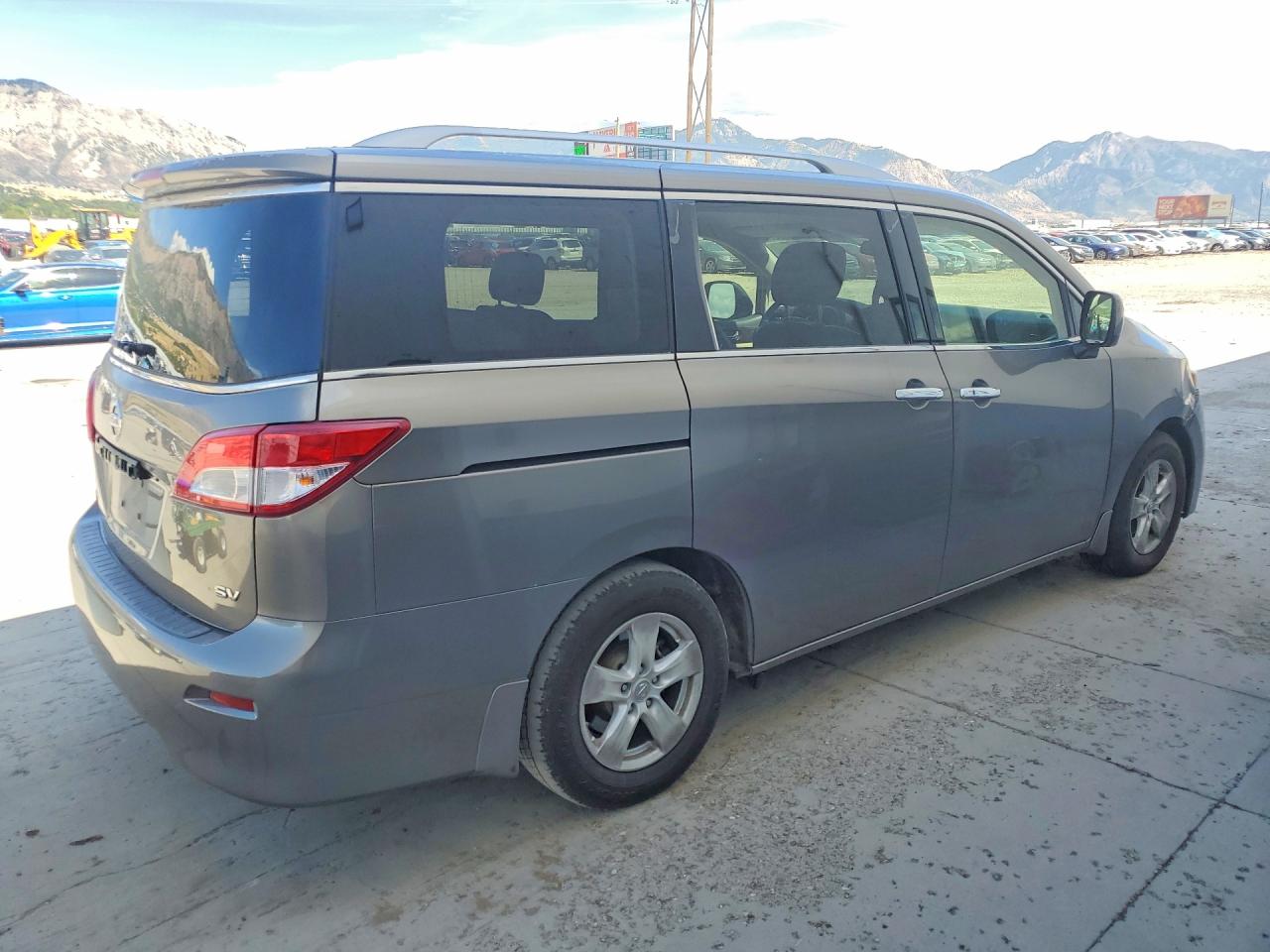 2015 Nissan Quest 3.5 Sv Gray vin: JN8AE2KP7F9128479