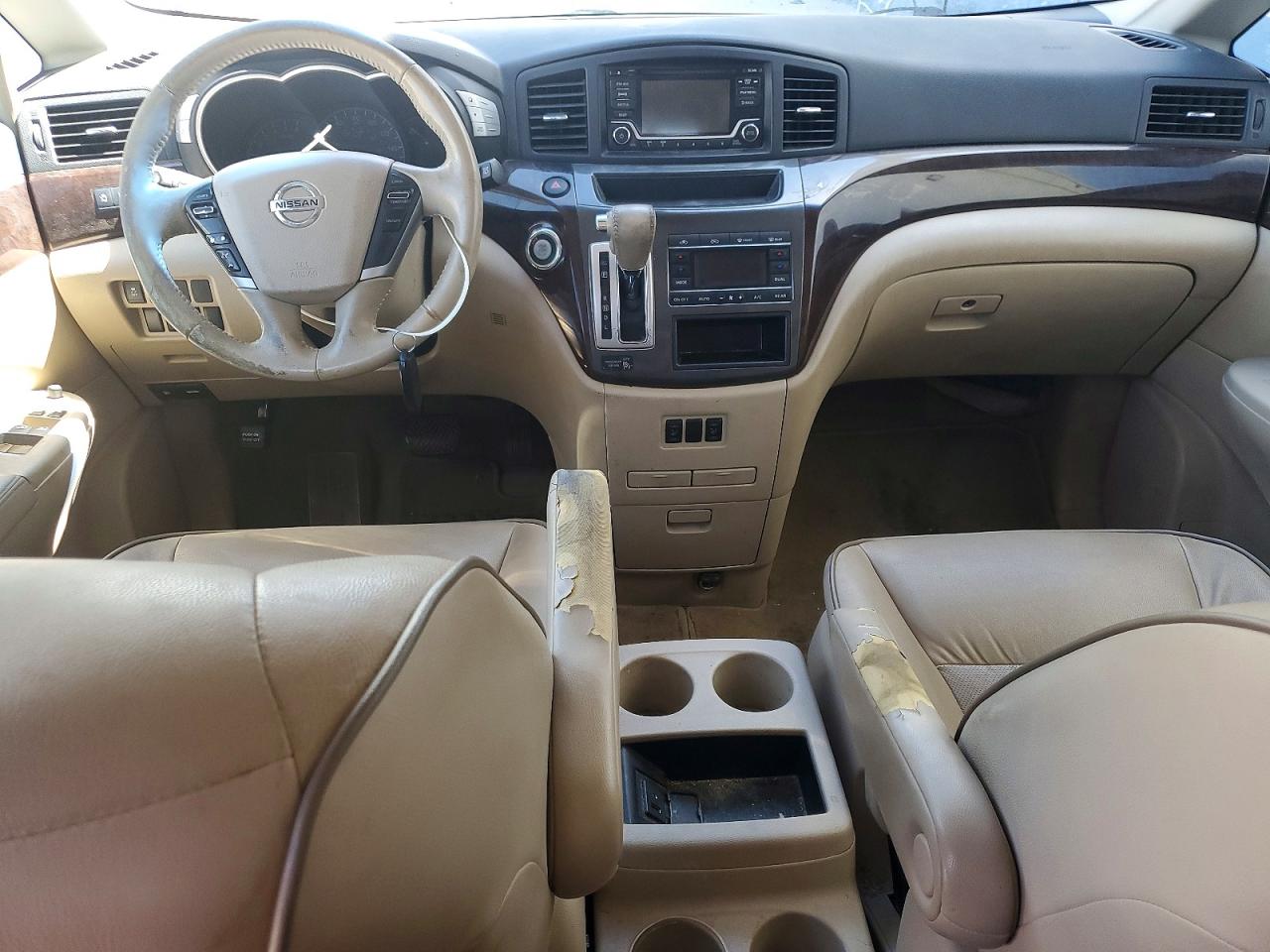 2015 Nissan Quest 3.5 Sv Gray vin: JN8AE2KP7F9128479
