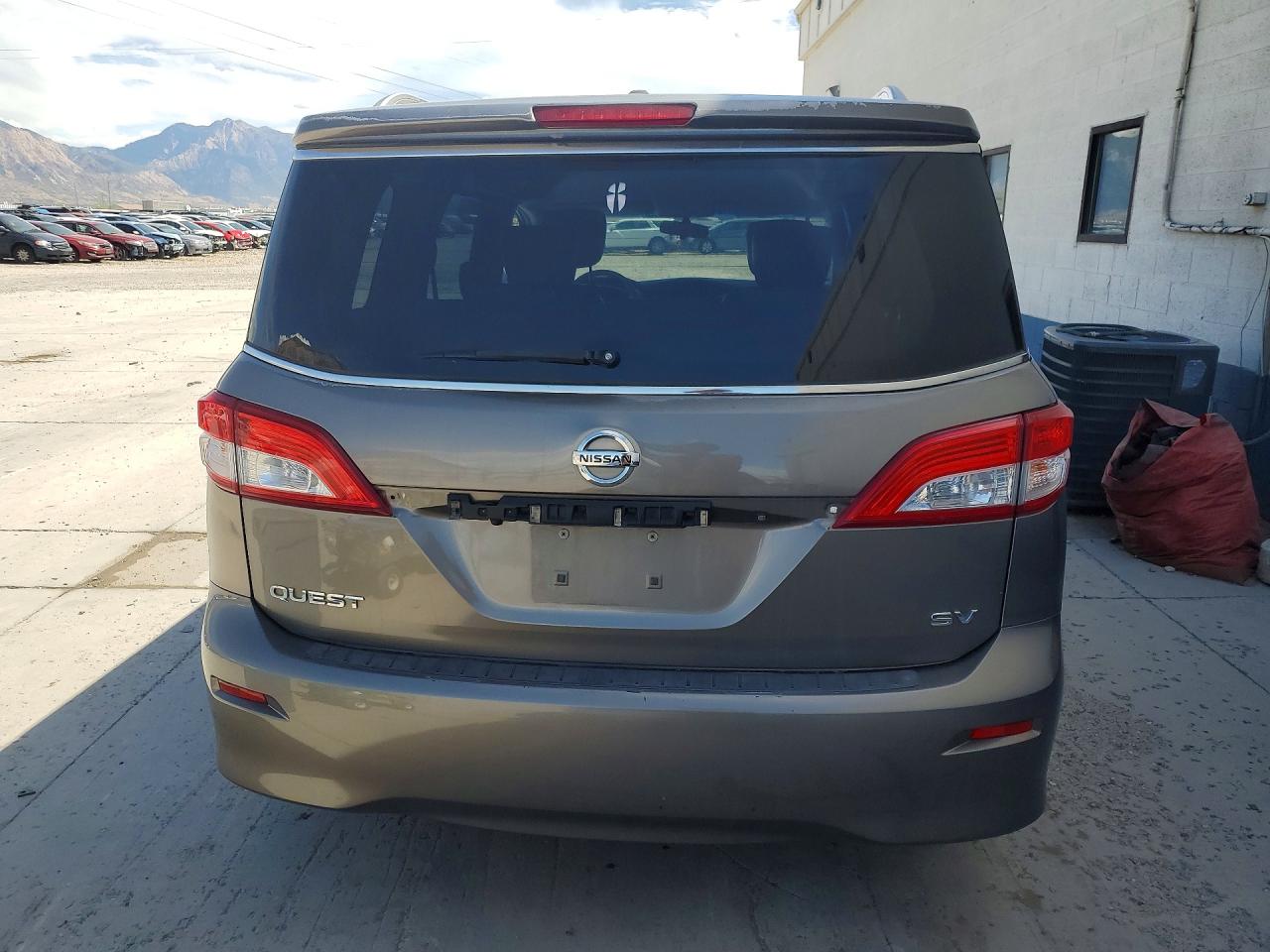 2015 Nissan Quest 3.5 Sv Gray vin: JN8AE2KP7F9128479