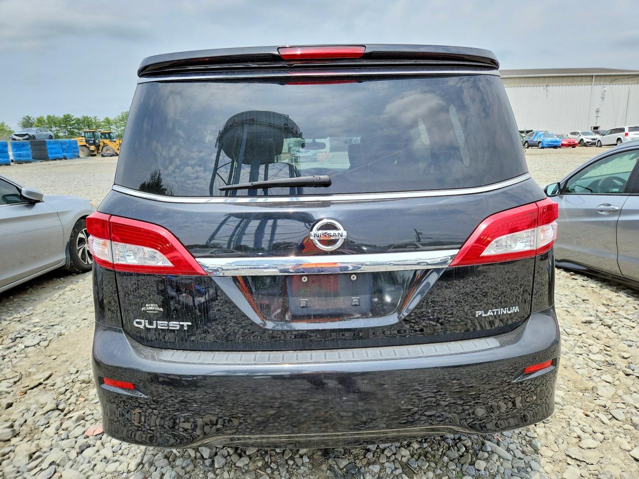 2015 Nissan Quest 3.5 S Black vin: JN8AE2KP7F9130104