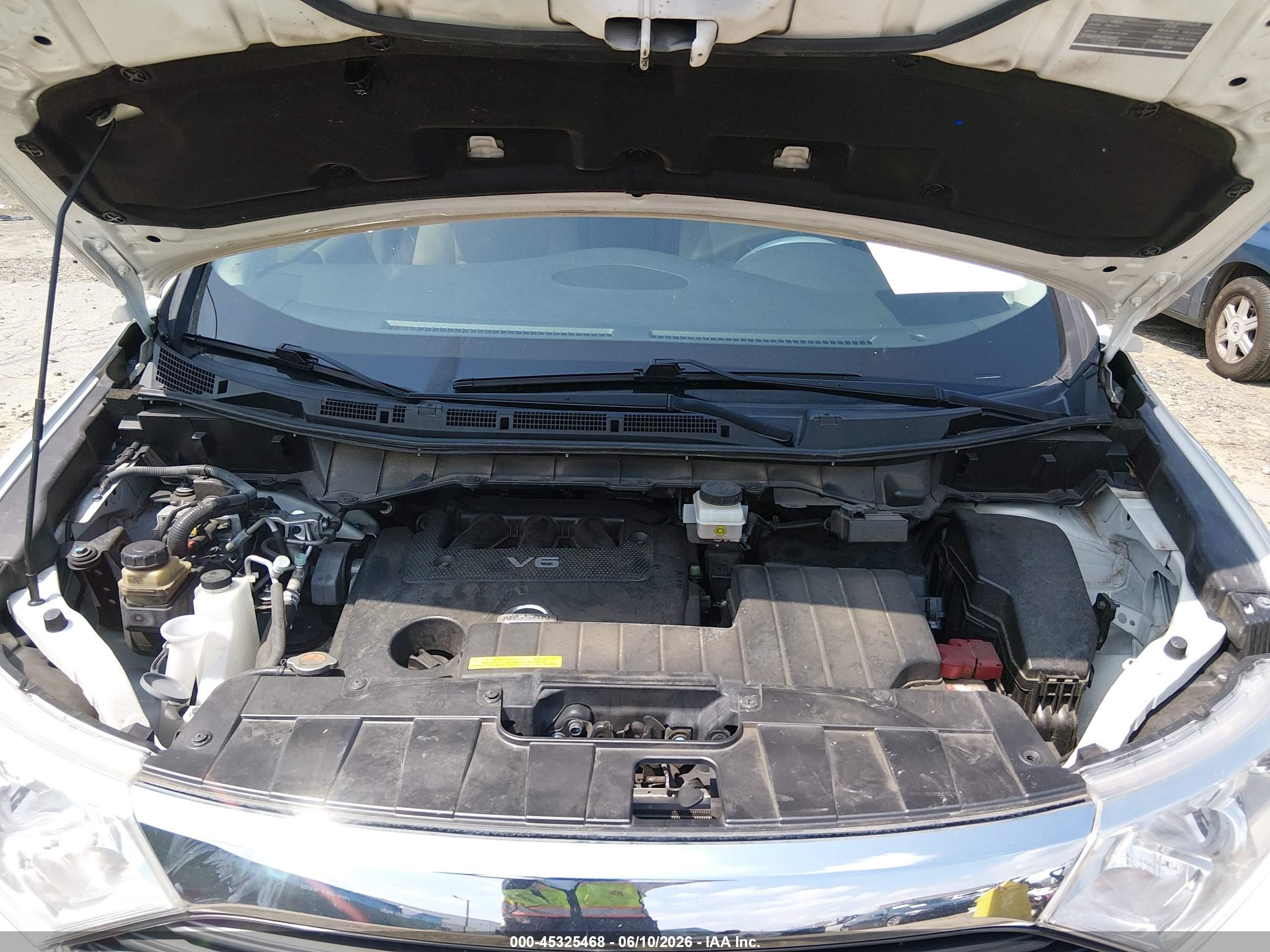 2015 Nissan Quest Platinum/s/sl/sv White vin: JN8AE2KP7F9130510