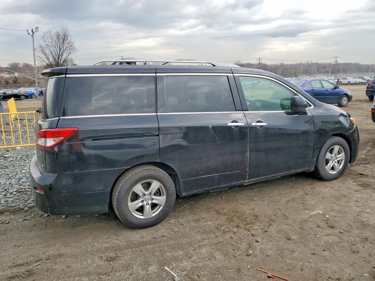 2015 Nissan Quest 3.5 Sv Black vin: JN8AE2KP7F9131060