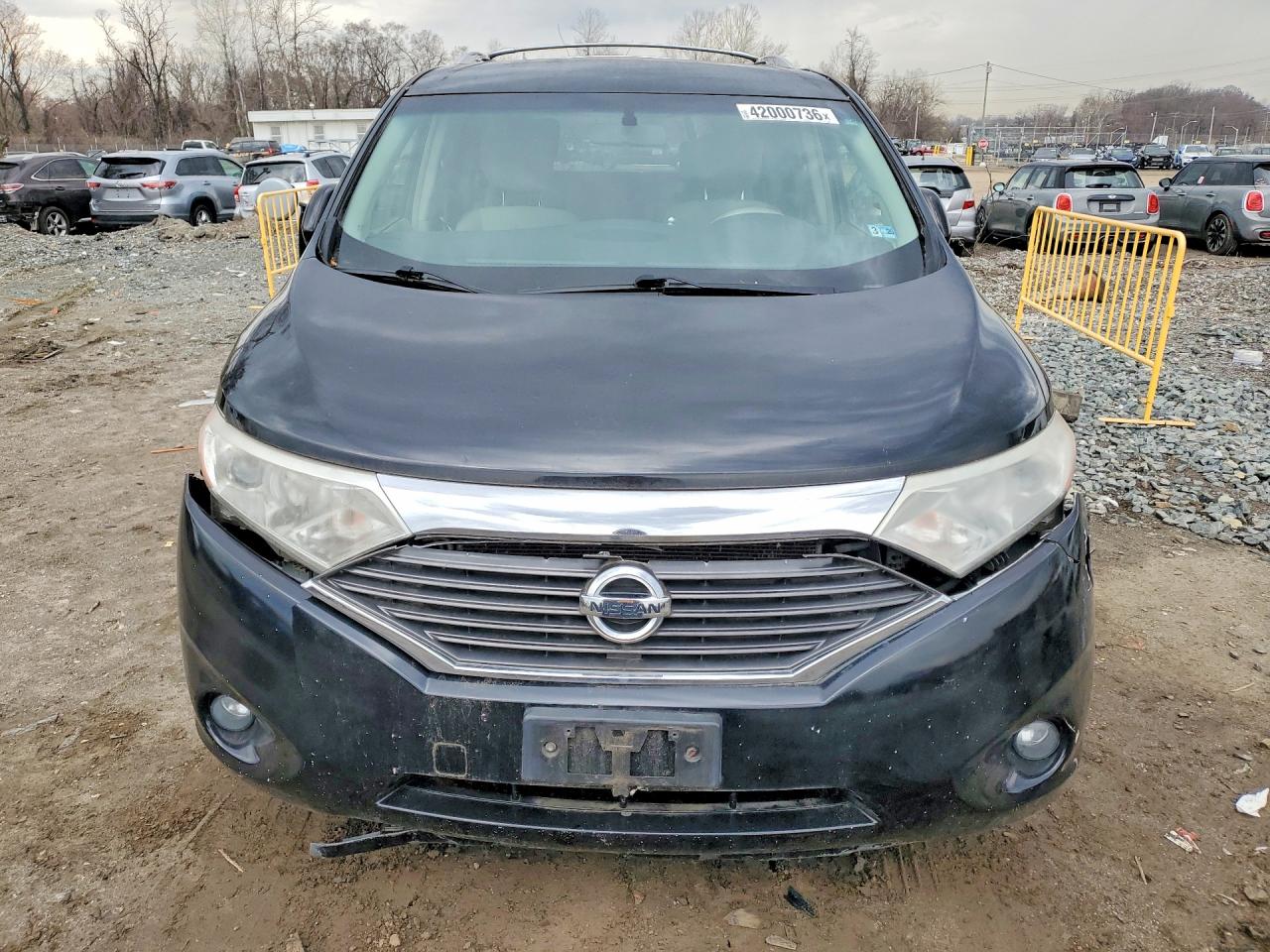 2015 Nissan Quest 3.5 Sv Black vin: JN8AE2KP7F9131060