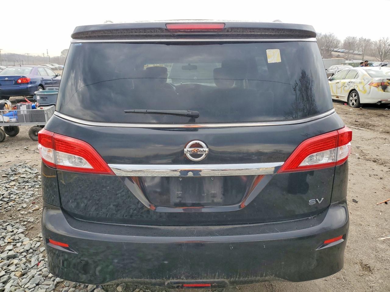 2015 Nissan Quest 3.5 Sv Black vin: JN8AE2KP7F9131060