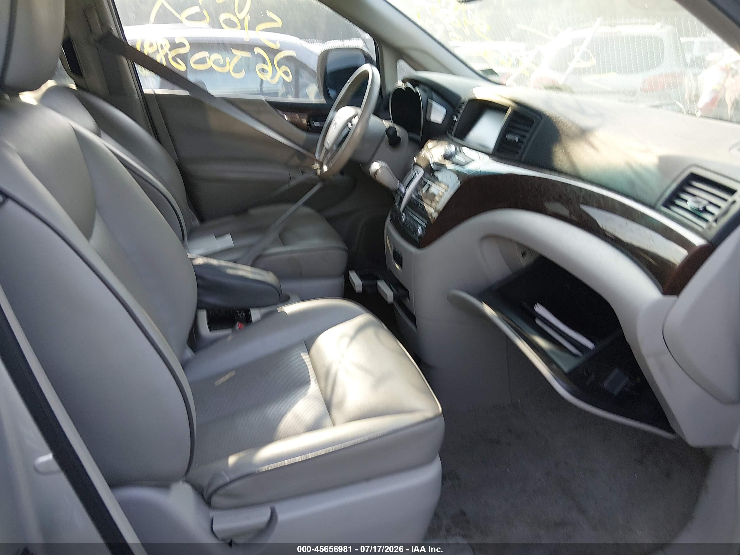 2015 Nissan Quest Sl Серый vin: JN8AE2KP7F9134475