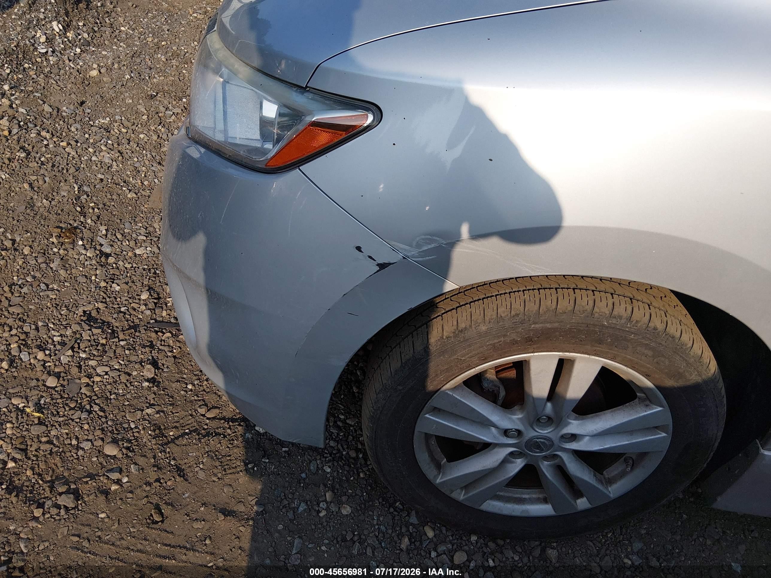 2015 Nissan Quest Sl Серый vin: JN8AE2KP7F9134475