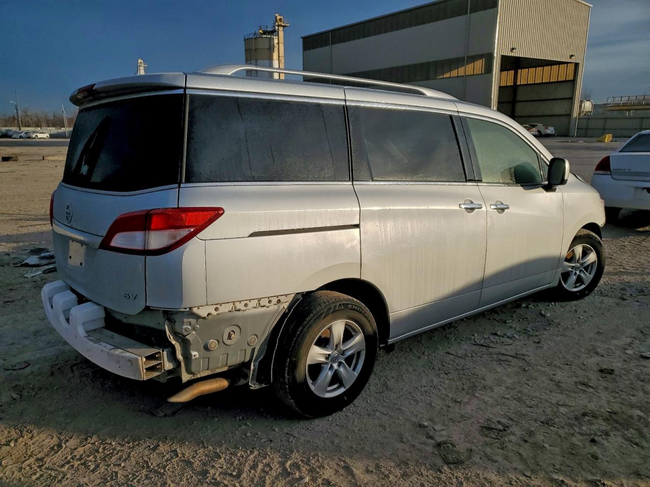2016 Nissan Quest S Silver vin: JN8AE2KP7G9154680
