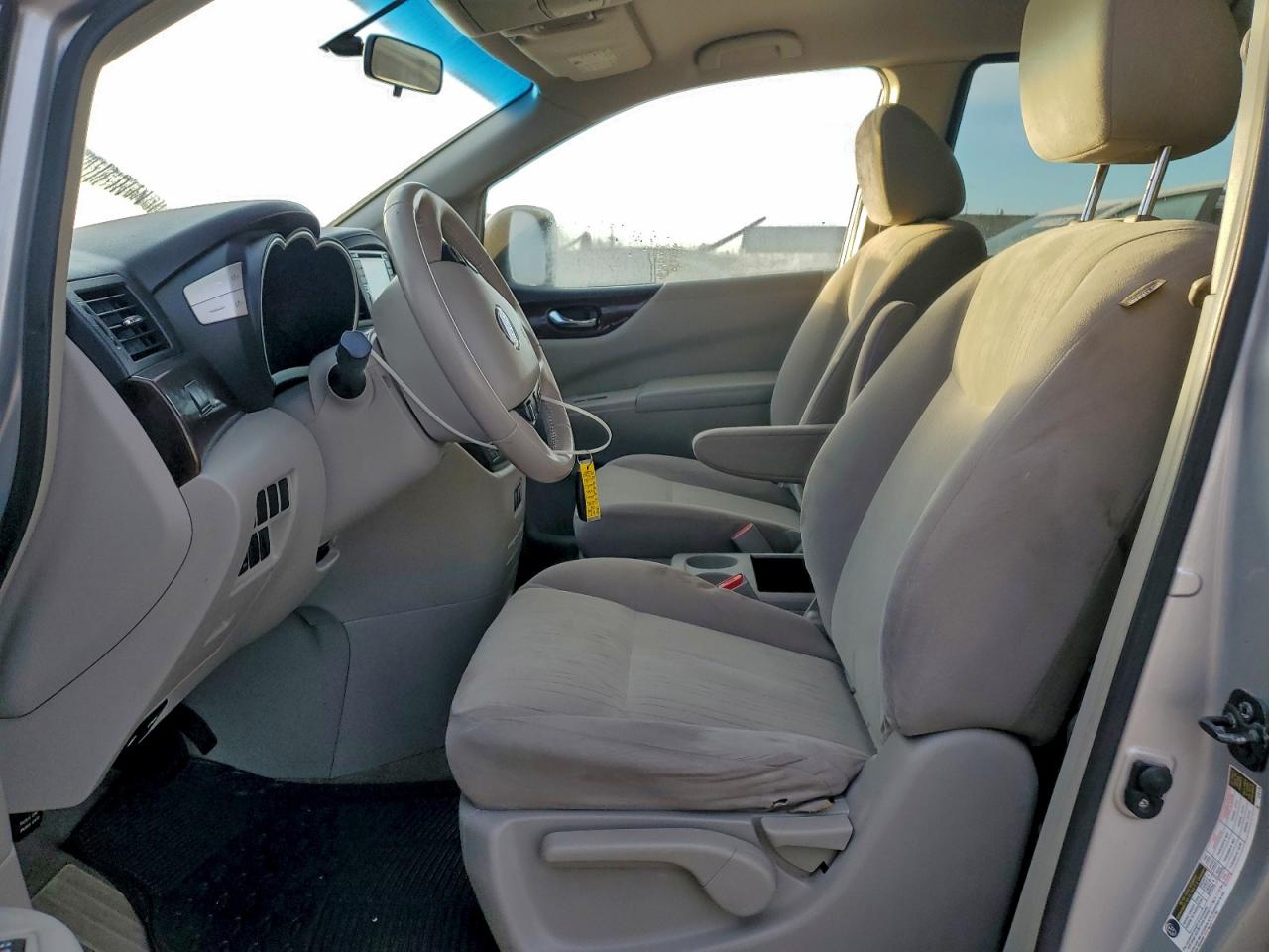 2016 Nissan Quest S Silver vin: JN8AE2KP7G9154680
