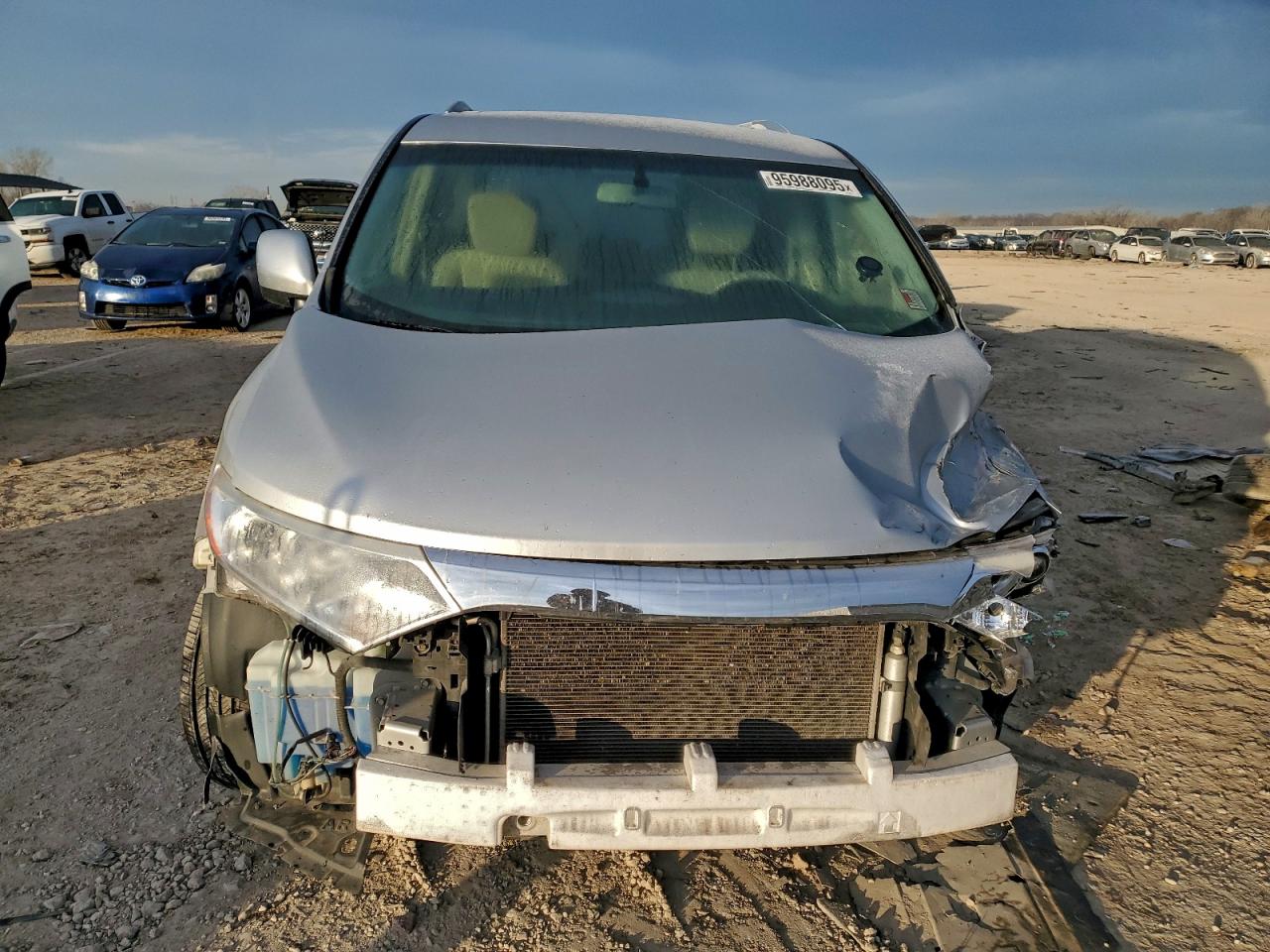 2016 Nissan Quest S Silver vin: JN8AE2KP7G9154680