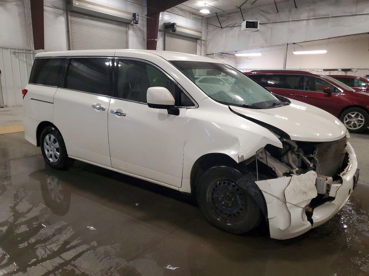 2016 Nissan Quest 3.5 S White vin: JN8AE2KP7G9157529