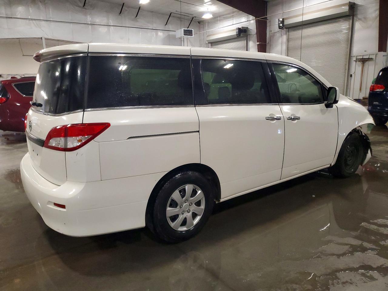 2016 Nissan Quest 3.5 S White vin: JN8AE2KP7G9157529