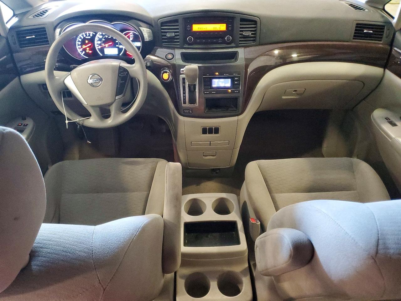 2016 Nissan Quest 3.5 S White vin: JN8AE2KP7G9157529