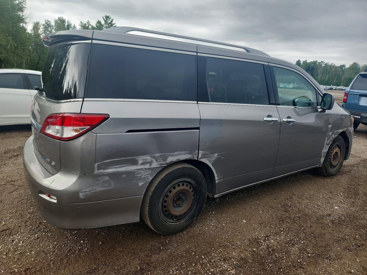 2011 Nissan Quest S Silver vin: JN8AE2KP8B9000522